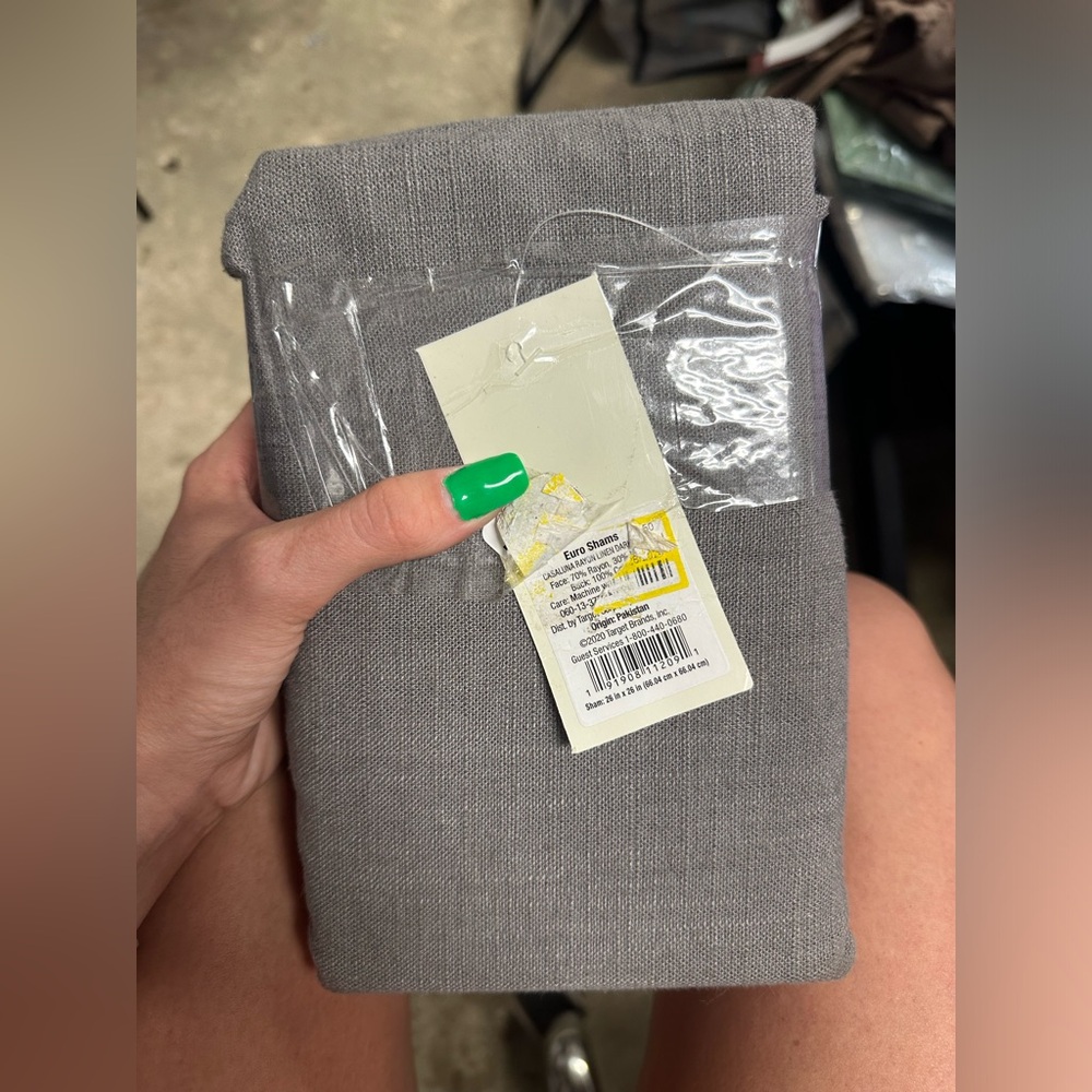 Casaluna Gray Euro Sham